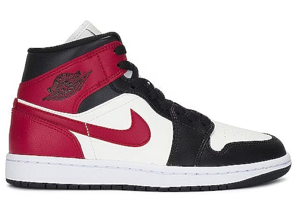 Jordan 1 Mid Gym Red Off Noir (W)
